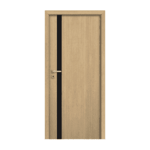 Drzwi POL-SKONE Estato Lux A01 CZARNA SZYBA