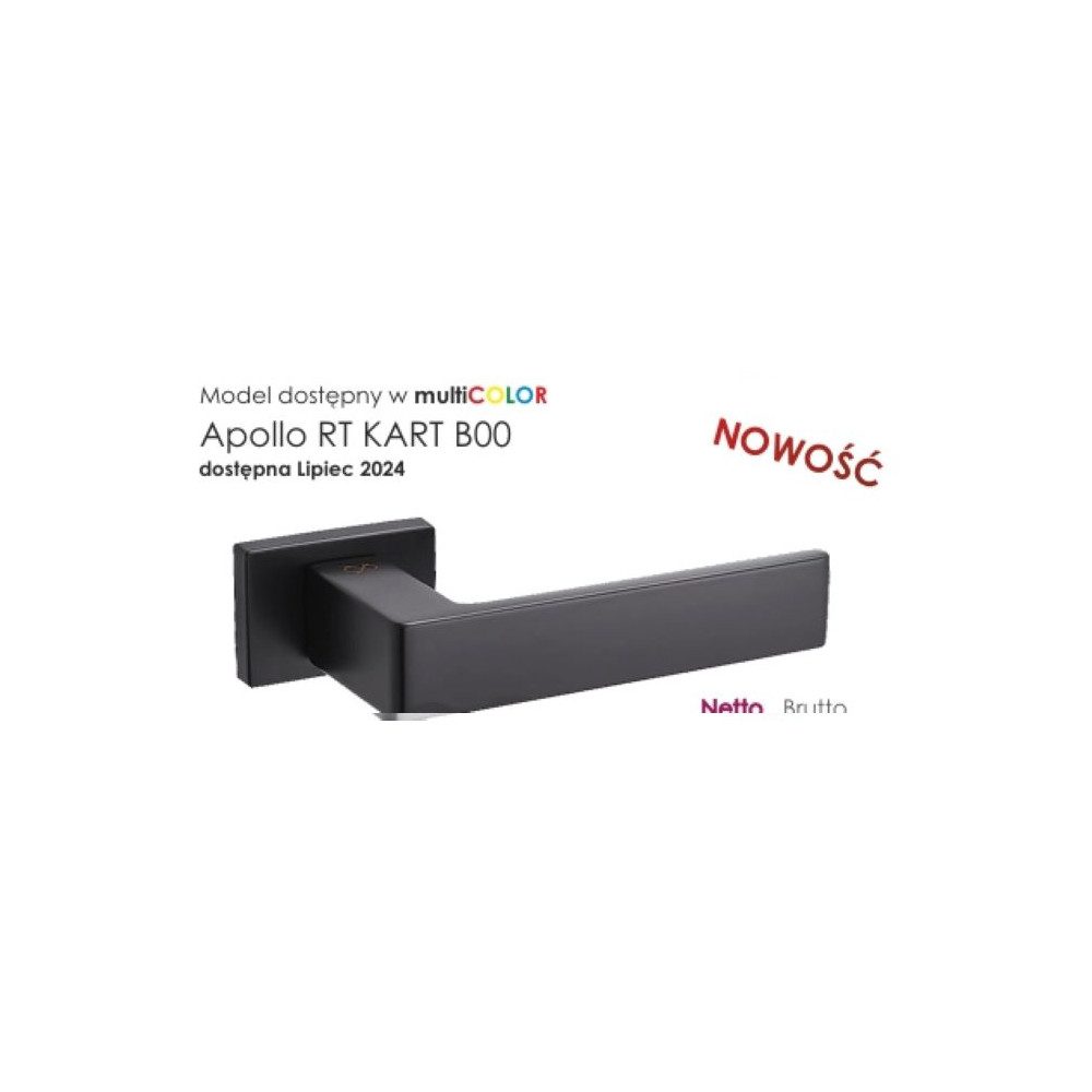 Klamka Infinity Apollo Fit RT KART B00 czarny Nowość 2024!
