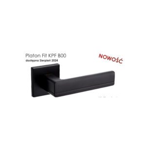 Klamka Infinityline Platon Fit KPF B00 czarna Nowość 2024!