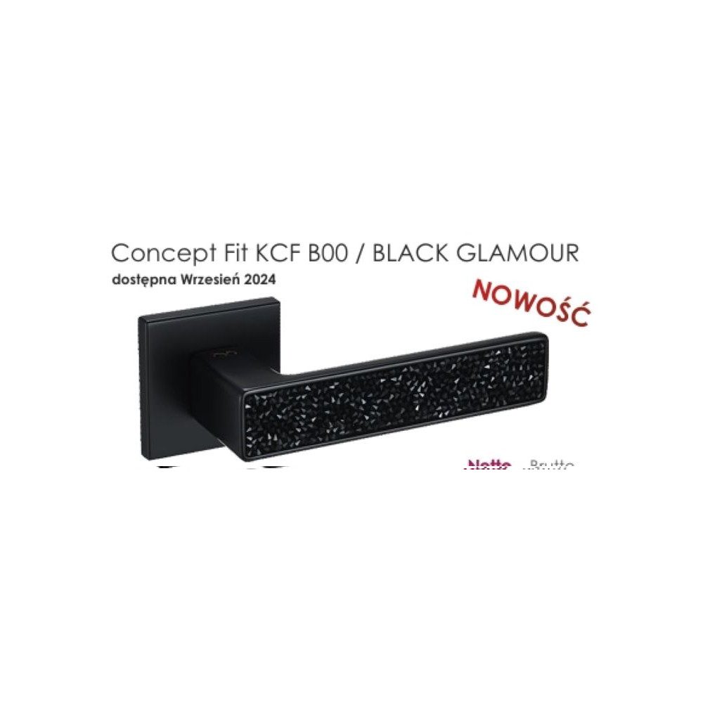 Klamka Infinityline Concept Fit KCF B00/ Black Glamour Nowość 2024!