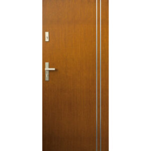 Drzwi wejściowe drewniane Drewmak model DP17A