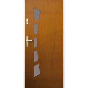 Drzwi wejściowe drewniane Drewmak model DP22