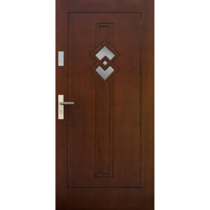 Drzwi wejściowe drewniane Drewmak model DP42