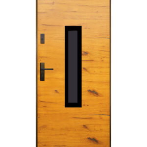 Drzwi wejściowe drewniane Drewmak model DPC5