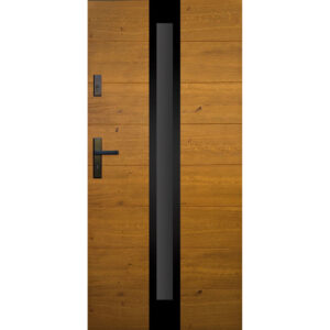 Drzwi wejściowe drewniane Drewmak model DPC8