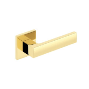 Klamka DRE CUBE  SLIM mosiądz błyszczący