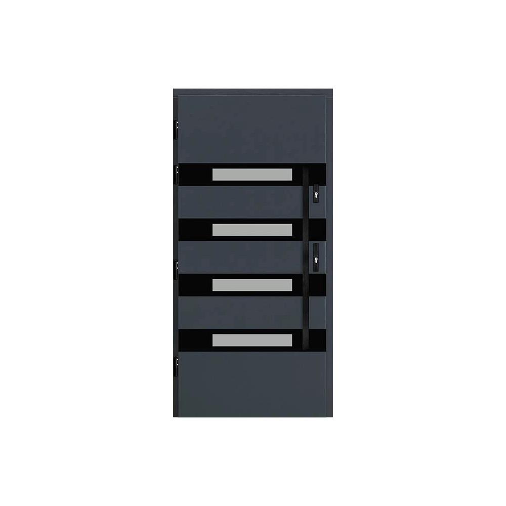 Drzwi DOORSY Tivoli Black 01 -TermoPlus+