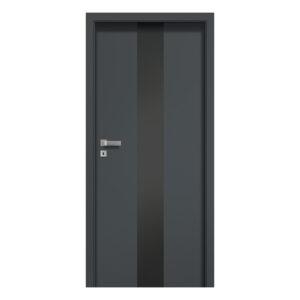 Drzwi POL-SKONE CREATO A02 szyba czarna