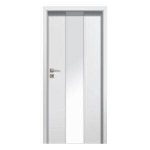 Drzwi POL-SKONE Estato A03 BIAŁA SZYBA HARTOWANA