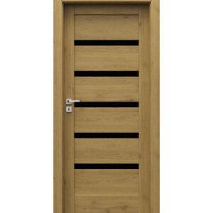 DRZWI PORTA VERTE HOME H.5 czarne szybki