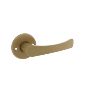 Klamka Alubrass Biszkopt złota