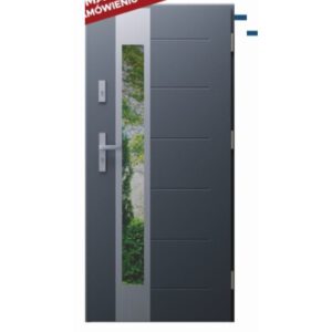 Drzwi stalowe tłoczone z szyba Stalprodukt oferta w 7dni!