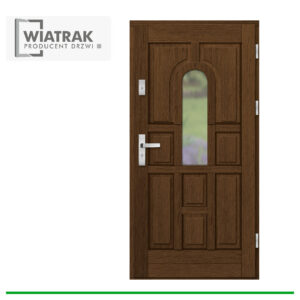 Drzwi drewniane Wiatrak ramowe Nr 4B klasyczne