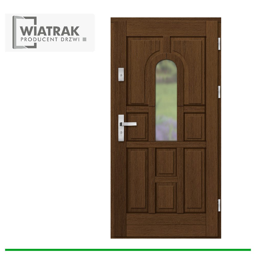 Drzwi drewniane Wiatrak ramowe Nr 4B klasyczne