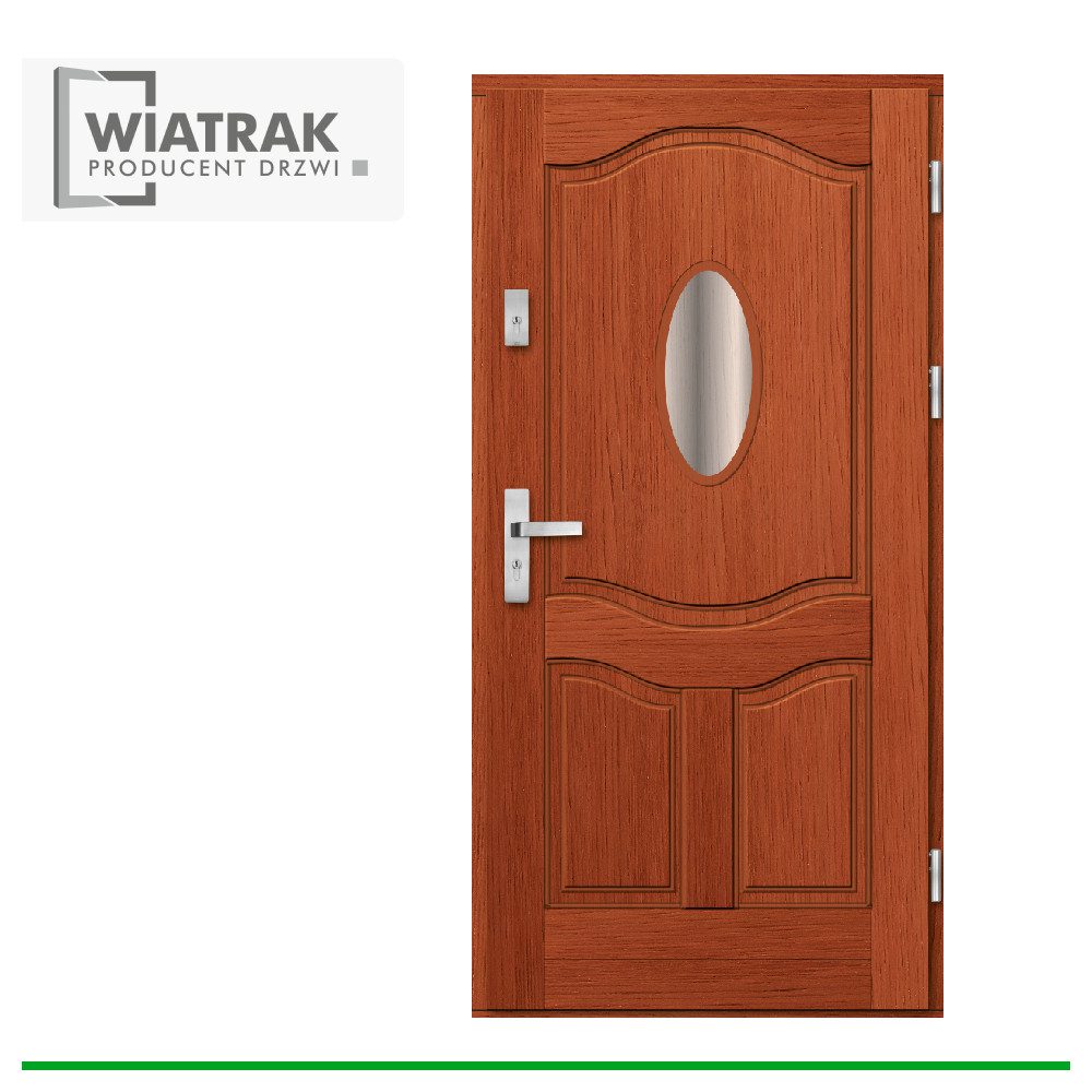 Drzwi drewniane Wiatrak ramowe Nr 5 klasyczne
