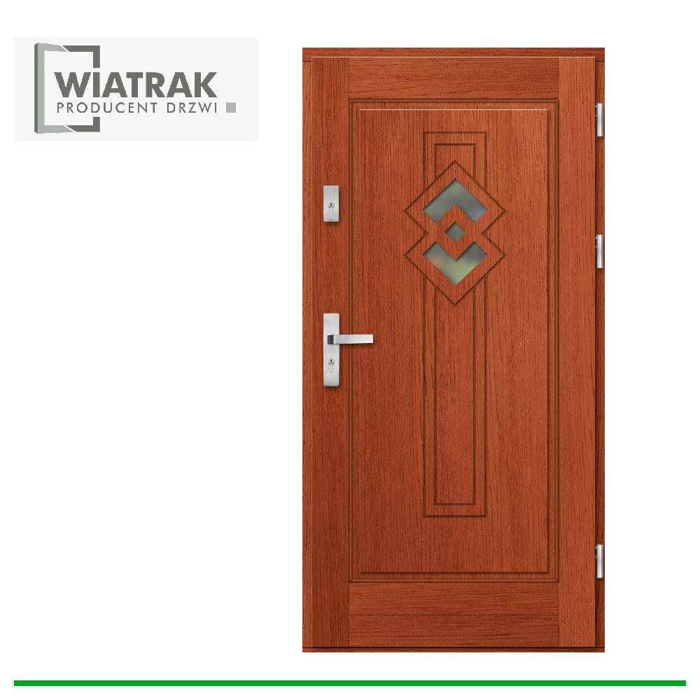 Drzwi drewniane Wiatrak ramowe Nr 26 klasyczne