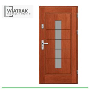 Drzwi drewniane Wiatrak ramowe Nr 27 klasyczne