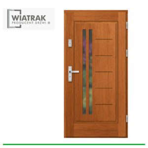 Drzwi drewniane Wiatrak ramowe Nr 33 klasyczne