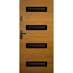 Drzwi wejściowe drewniane Drewmak model DPC14