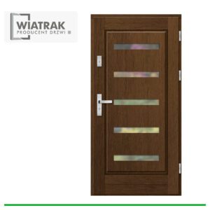 Drzwi drewniane Wiatrak ramowe Nr 16 klasyczne