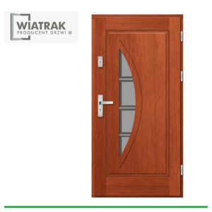 Drzwi drewniane Wiatrak ramowe Nr 17 klasyczne