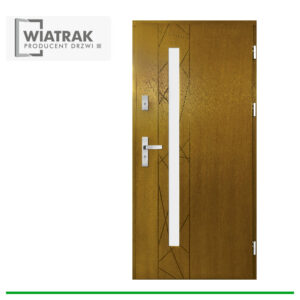 Drzwi drewniane Wiatrak płytowe DP50