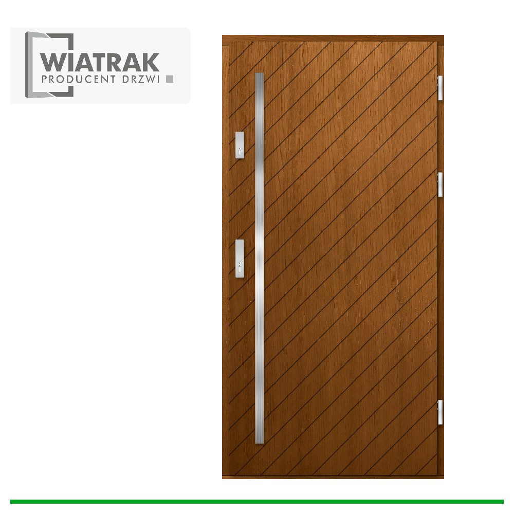 Drzwi drewniane Wiatrak płytowe DP44