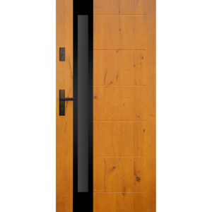 Drzwi wejściowe drewniane Drewmak model DPC16