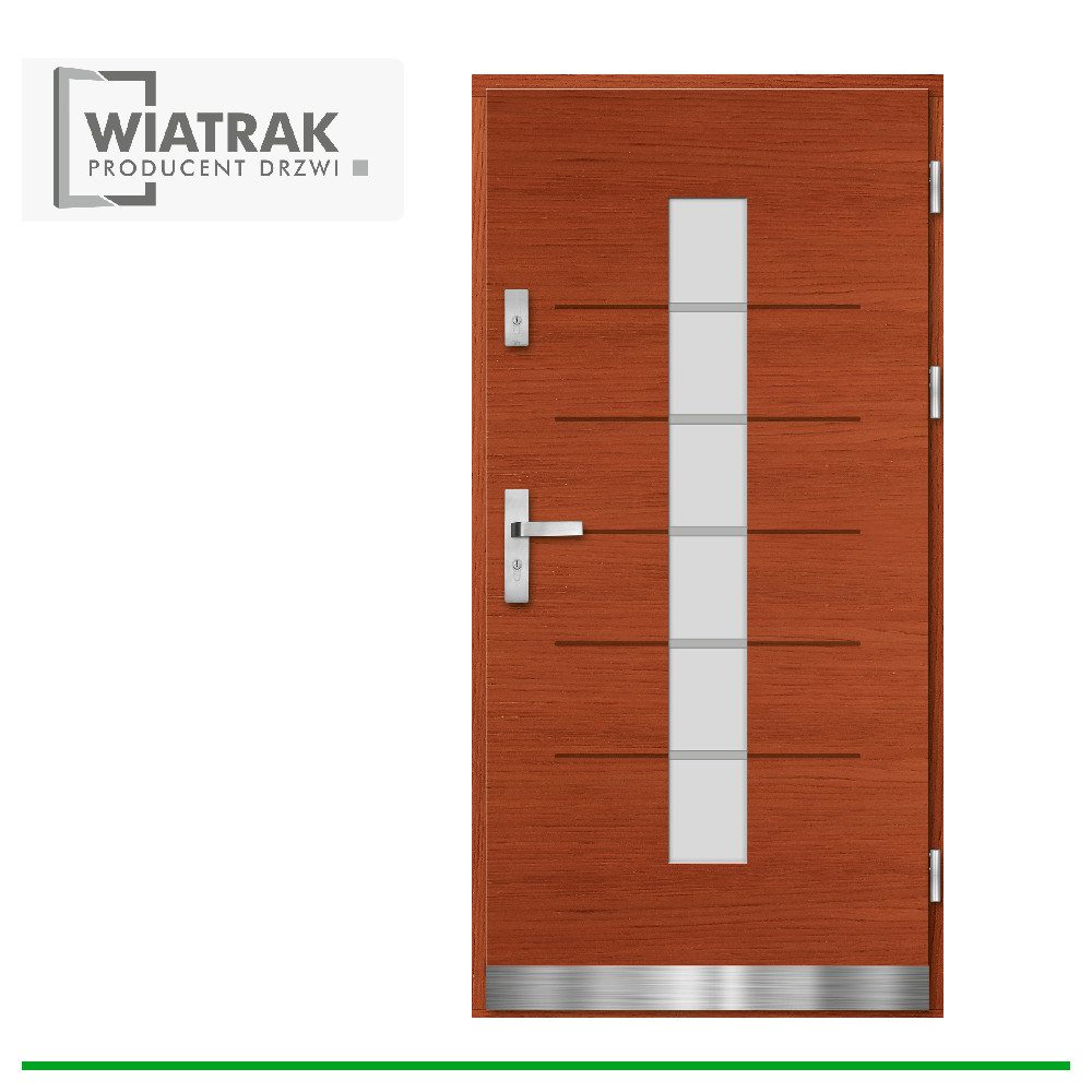 Drzwi drewniane Wiatrak płytowe DP36