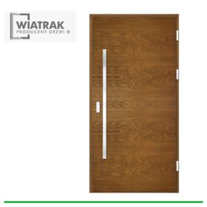 Drzwi drewniane Wiatrak płytowe DP42