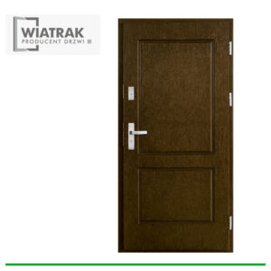 Drzwi drewniane Wiatrak płytowe DF2