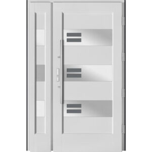 Drzwi drewniane Barański DB80 Modern INOX