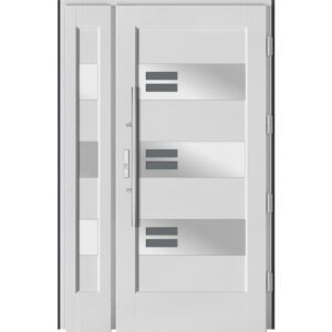 Drzwi drewniane Barański DB80 Modern INOX