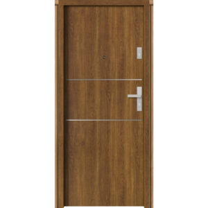 Drzwi klatkowe Barański S108 Inox