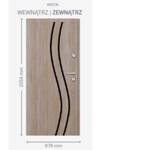 Drzwi Delta Magnum-58k 47DB